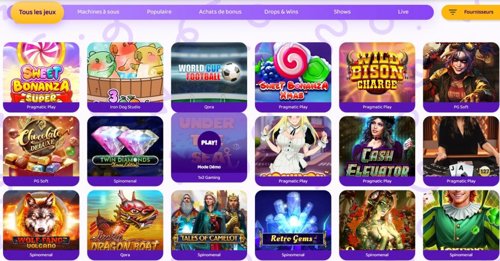 Paiements rapides Simsinos Casino